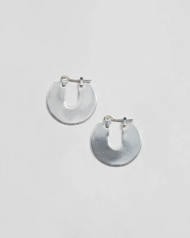 Women’s sapphire earrings-Orbis Earrings in Silver