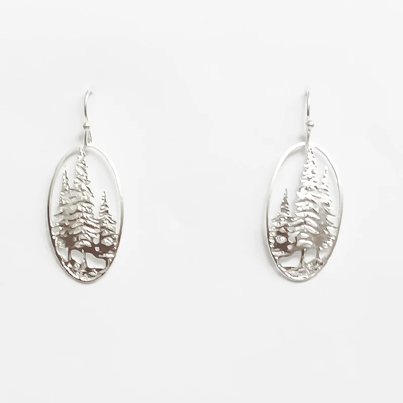 Women’s trendy earrings-Pine Tree Earrings