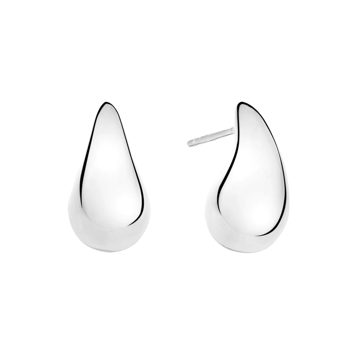 Women’s gemstone drop earrings-SS 19MM Teardrop Earrings