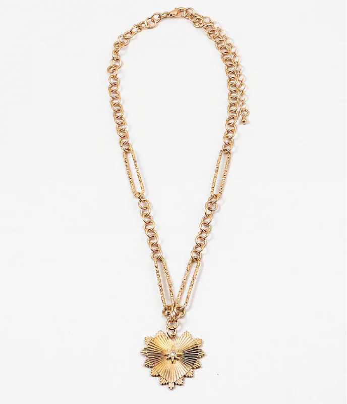 Women’s chunky gold necklaces-Gwyneth Necklace