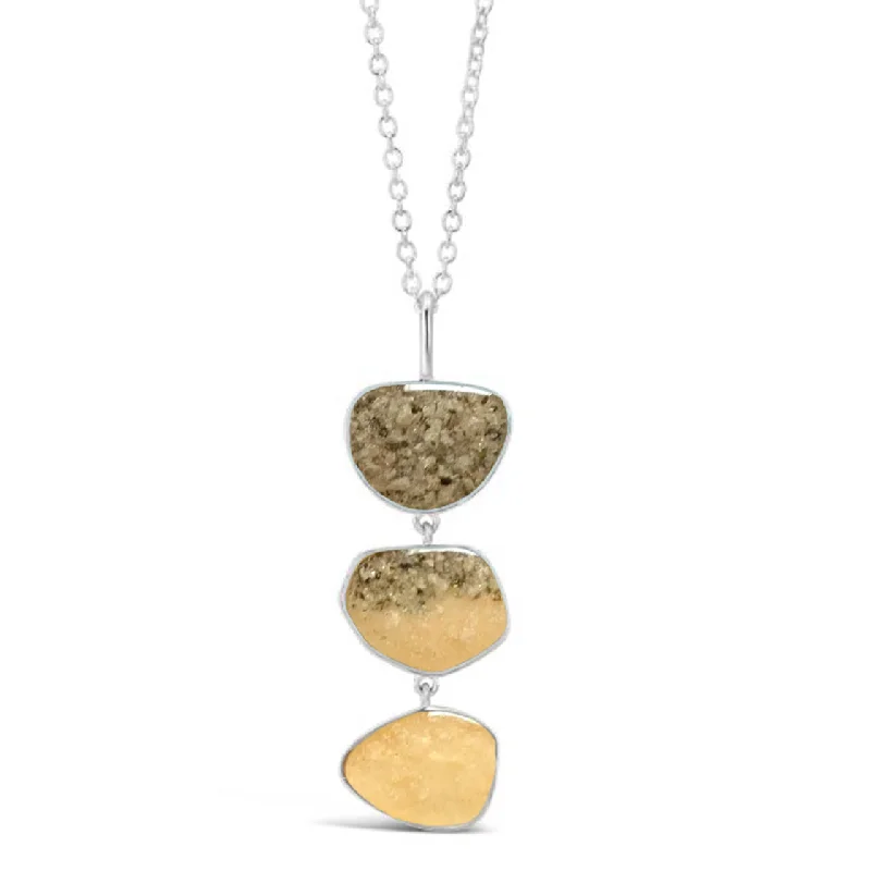 Women’s pendant necklaces-Triple Drop Necklace