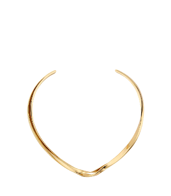 Women’s adjustable necklaces-Éole Necklace - 24 carat gold-gilded edition