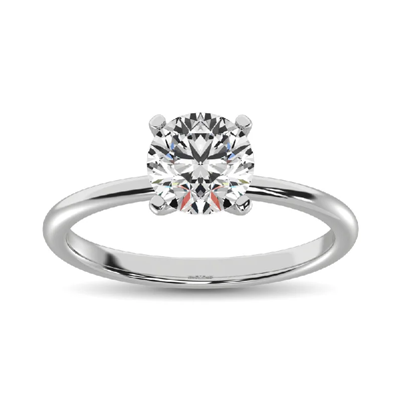 Women’s diamond engagement rings-14K White Gold Lab Grown Diamond 1 Ct.Tw. Solitaire Ring