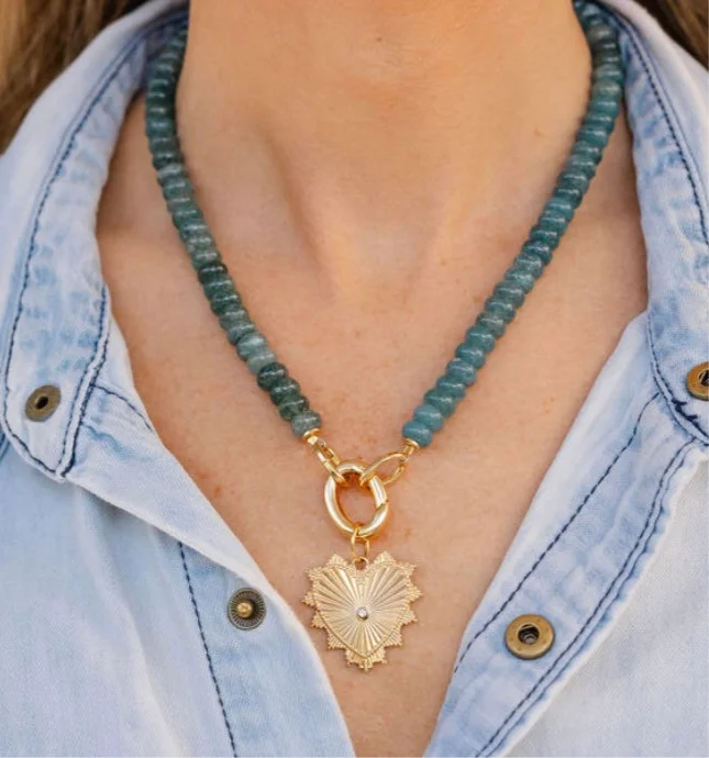 Women’s pearl drop necklaces-Montego Bay Stone Blue Gemstone Necklace