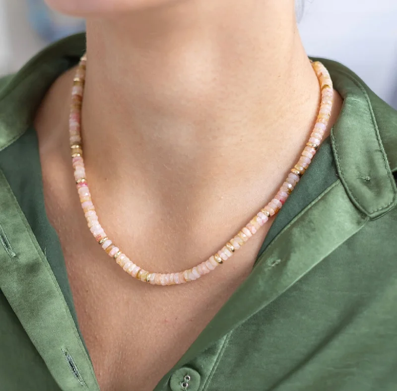 Women’s layered necklaces-Sugar and Sea Salt Necklace