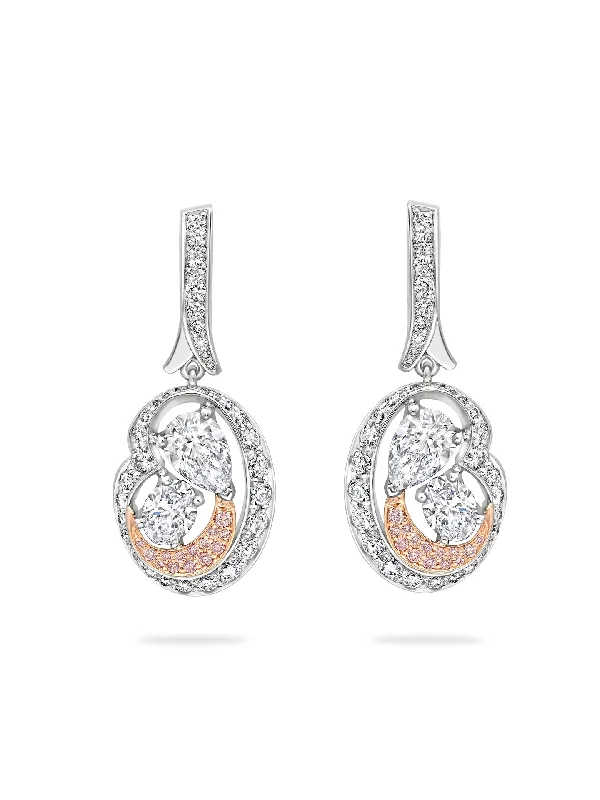 Women’s dangle earrings-The Boodles National Gallery Collection - Motherhood Earrings