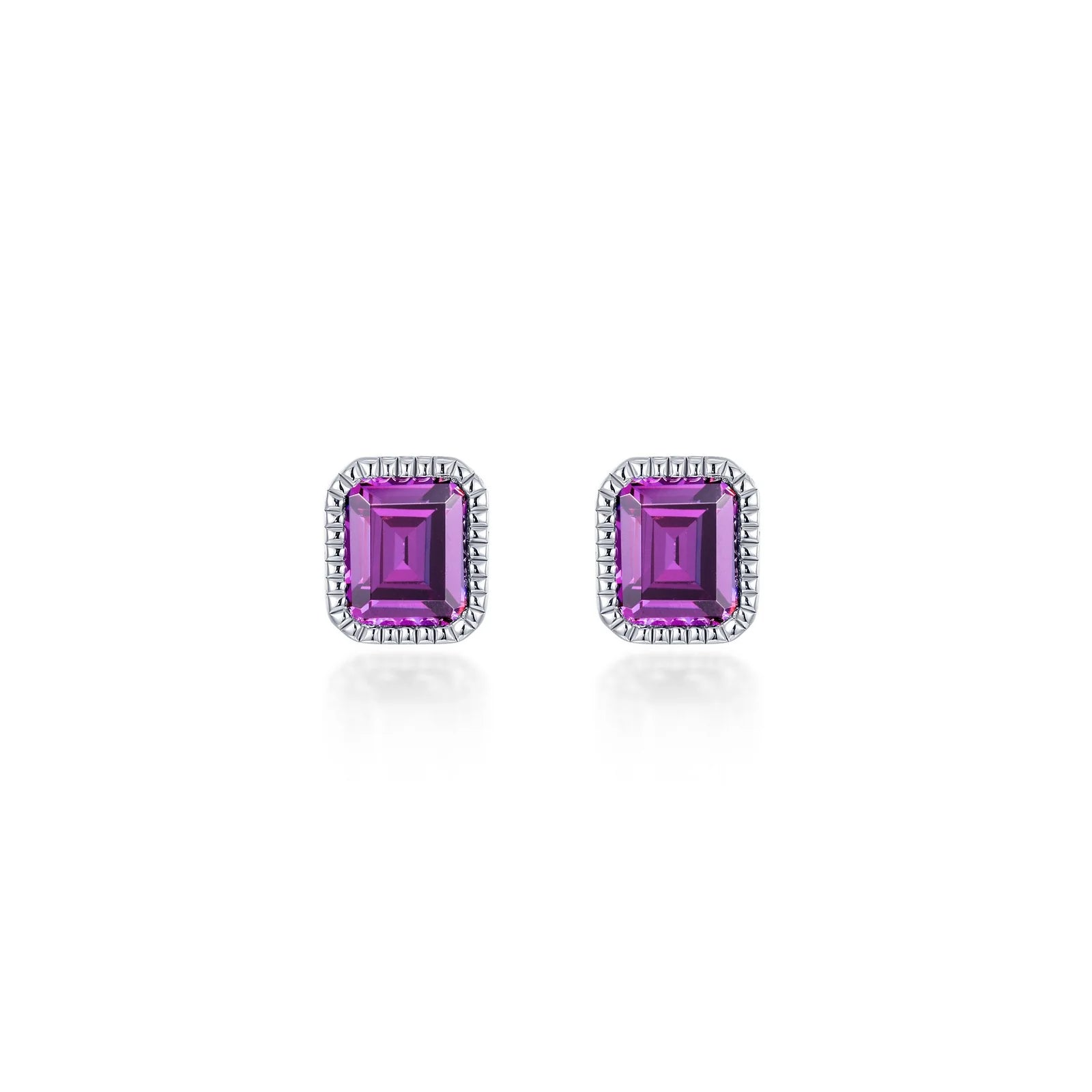 Women’s long earrings-Lafonn June Birthstone Solitaire Stud Earrings BE008AXP00