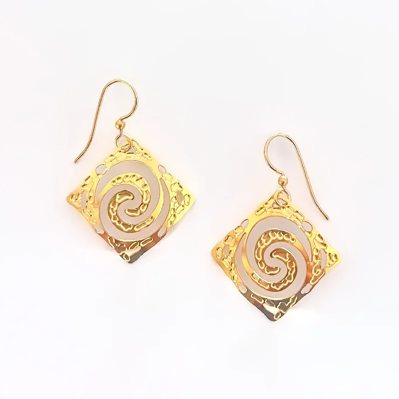 Women’s unique earrings-Moana Square Earrings