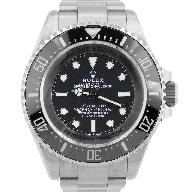 Unisex oversized watches-NEW 2024 PAPERS Rolex Sea-Dweller Deepsea CHALLENGE Titanium 50mm 126067 BOX