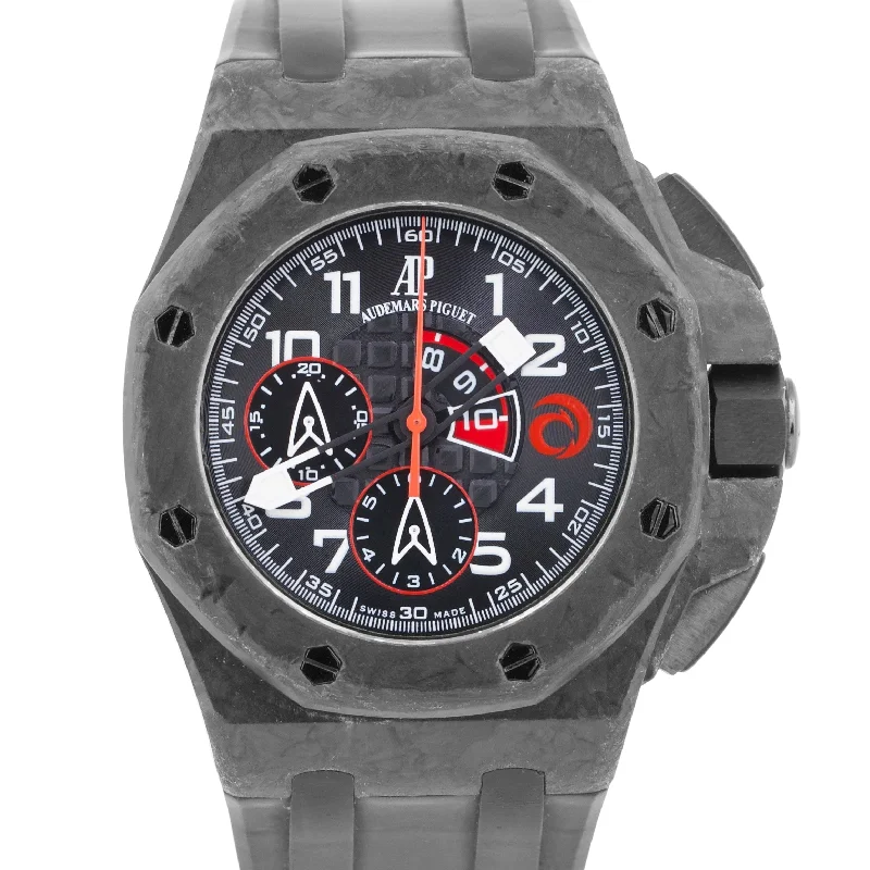 Unisex magnetic strap watches-Audemars Piguet Royal Oak Offshore 26062FS Alinghi CARBON Limited 42mm Watch