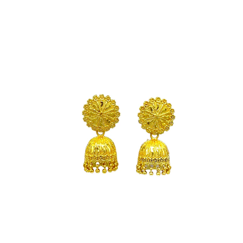 Women’s sparkly diamond earrings-Gold Small Zumkhi Earrings