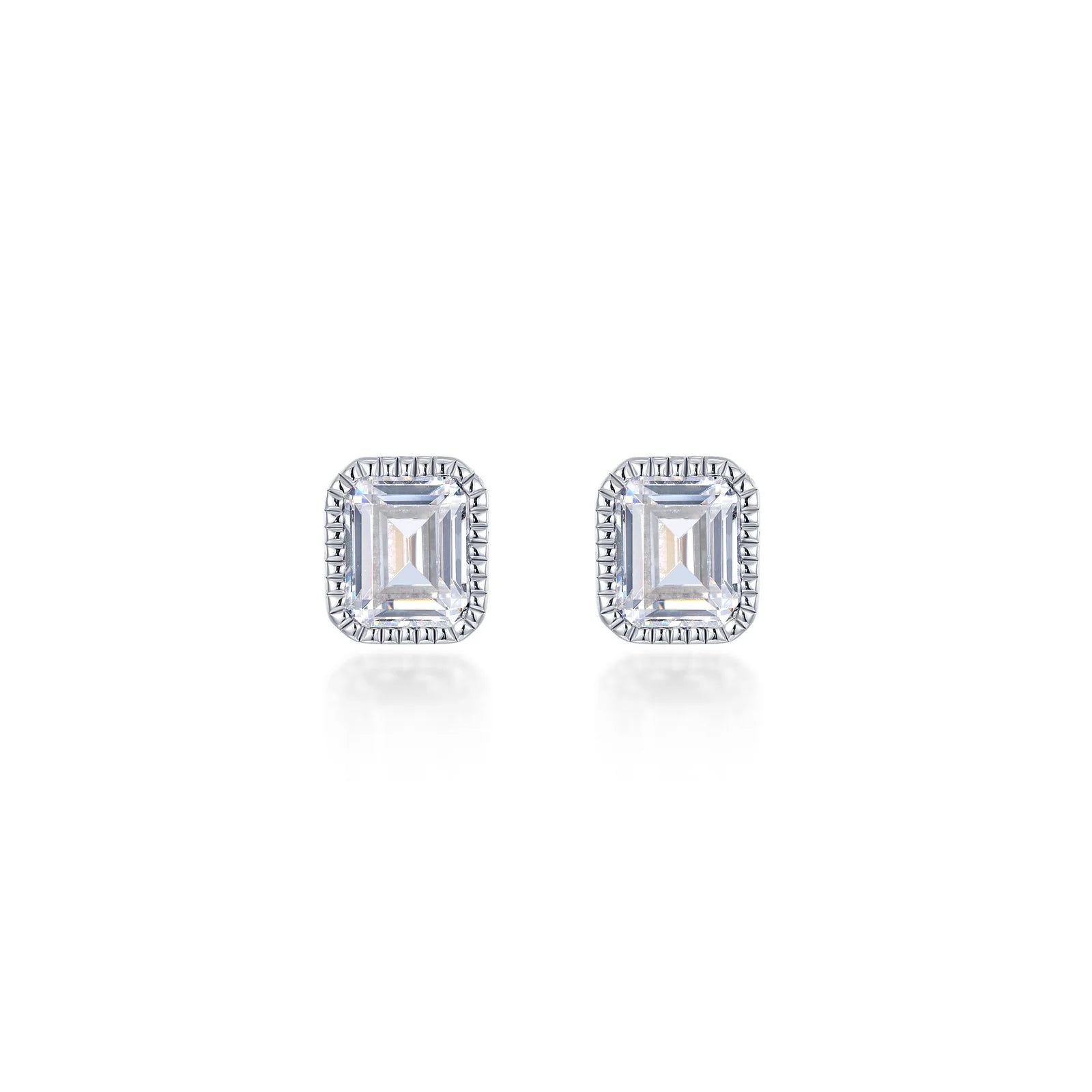 Women’s cubic zirconia earrings-Lafonn April Birthstone Solitaire Stud Earrings BE008DAP00