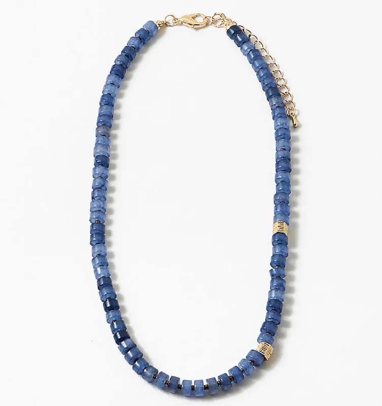 Women’s layered pearl necklaces-Blue Lagoon Necklace