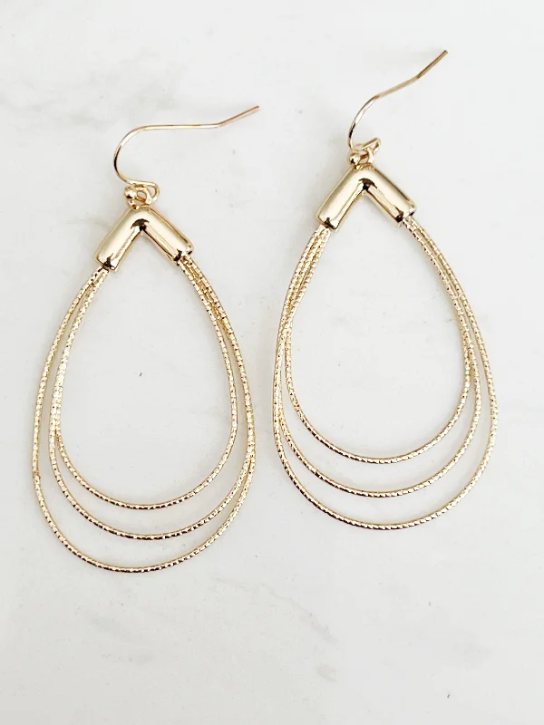 Women’s diamond earrings-Austin Teardrop Earring