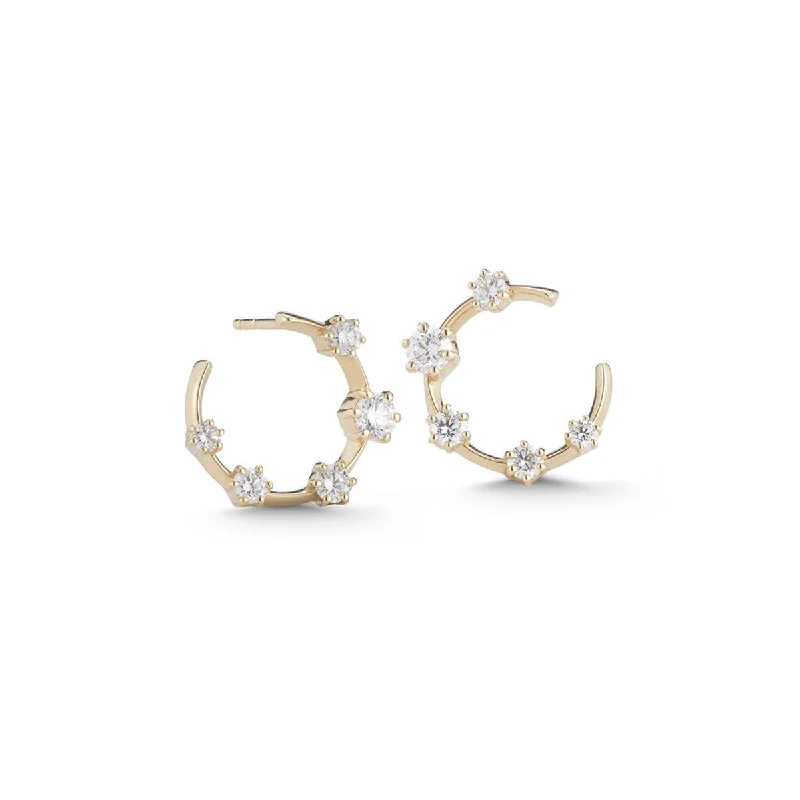 Women’s boho earrings-Kismet Hoops