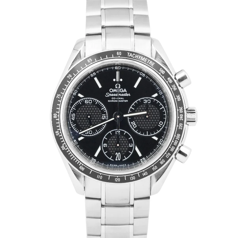 Unisex luxury smartwatches-MINT Omega Speedmaster Racing Stainless Steel 40mm Watch 326.30.40.50.01.001 BOX