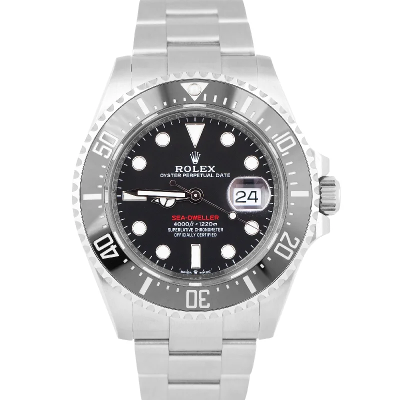 Unisex fashionable timepieces-MINT Rolex Sea-Dweller Red 50th Anniversary Stainless Steel 43mm MK2 126600