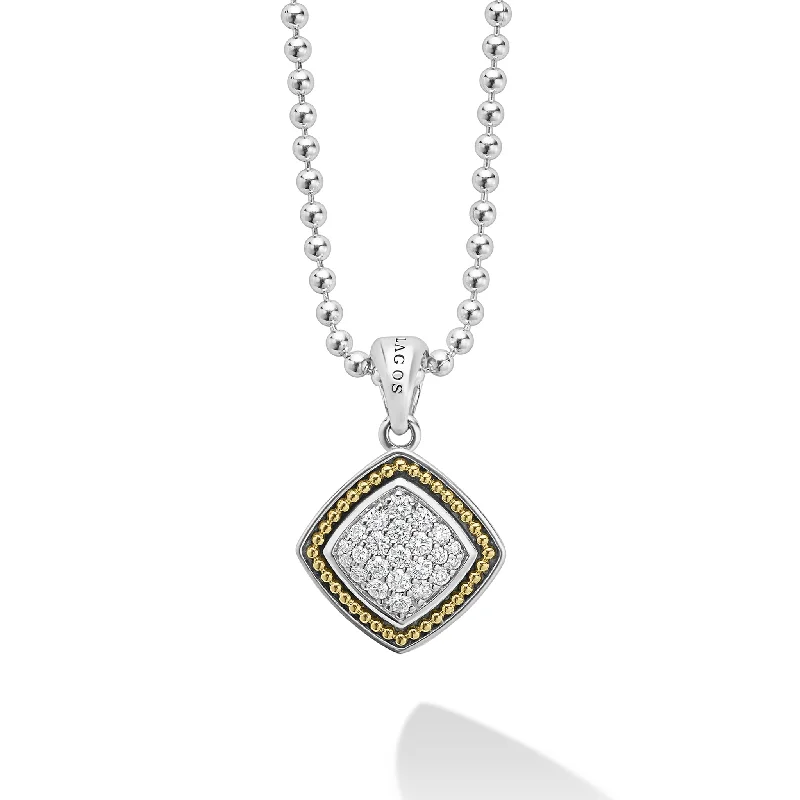 Women’s angel wings necklaces-Rittenhouse Two-Tone Diamond Pendant Necklace