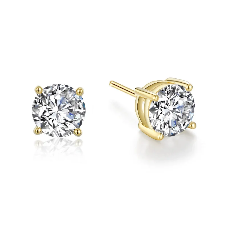 Women’s simple stud earrings-Lafonn Simulated Diamond 3.00ct Stud Earrings E0561CLG