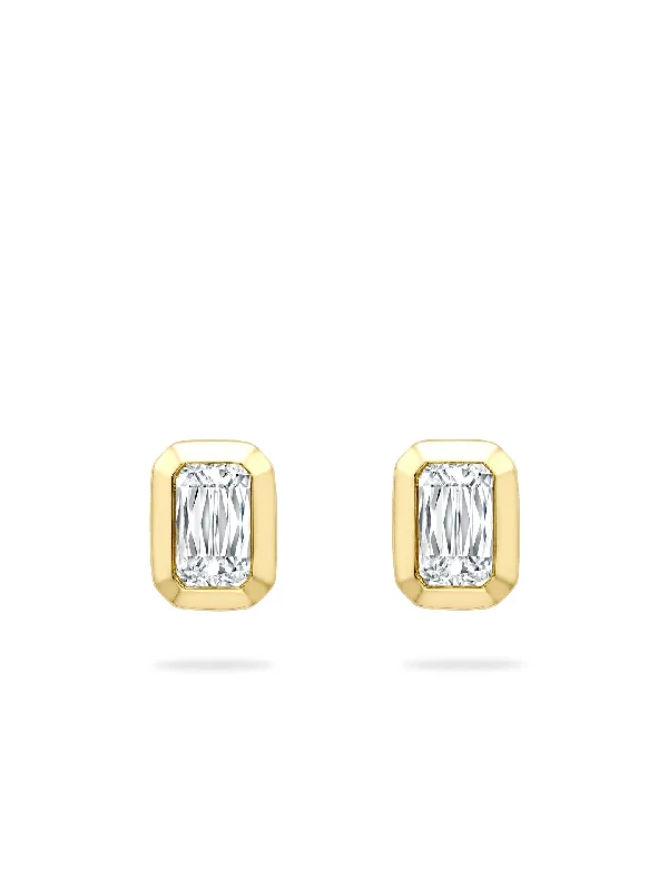 Women’s halo earrings-Florentine Ashoka Yellow Gold Diamond Stud Earrings