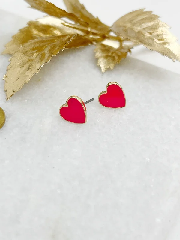 Women’s intricate design earrings-All The Love Studs