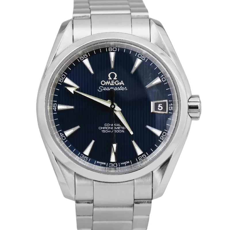 Unisex modern watches-Omega Seamaster Aqua Terra BLUE Stainless Steel 38.5mm 231.10.39.21.03.001 BOX