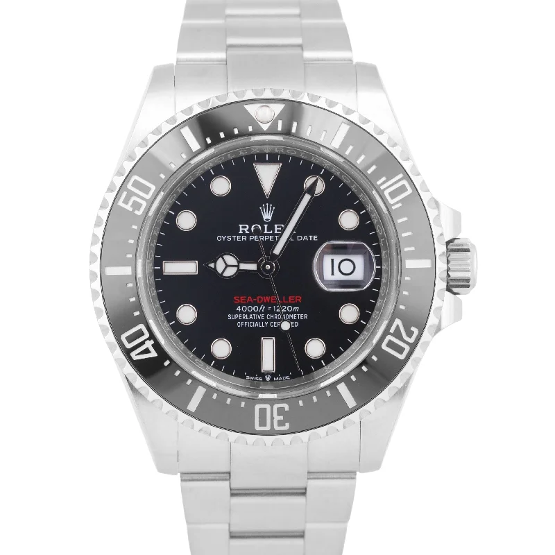 Unisex smart watches-MINT NEW PAPERS Rolex Sea-Dweller 50th-Anniversary Red 43mm MK2 126600 BOX