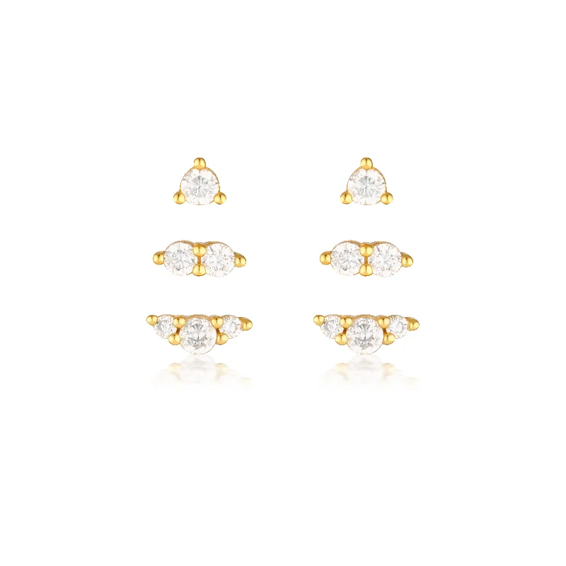 Women’s sapphire earrings-Zane Earring Set