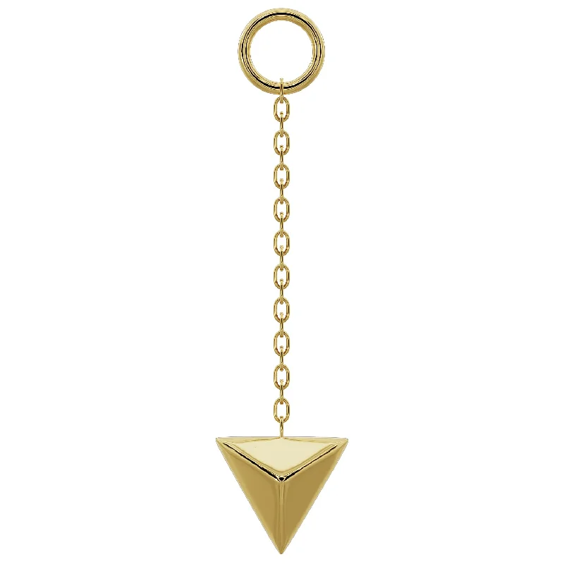 Women’s adjustable chain necklaces-Pyramid Chain Accessory