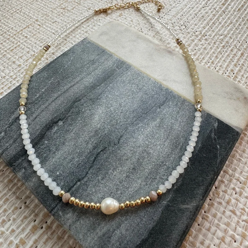 Women’s vintage-inspired necklaces-White Sands Necklace