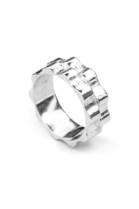 Women’s cubic zirconia rings-Oscillate Ring