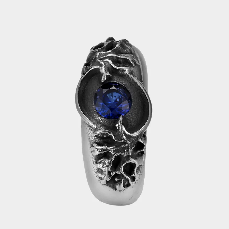 Women’s ruby rings-Capriccio - Blue Ring