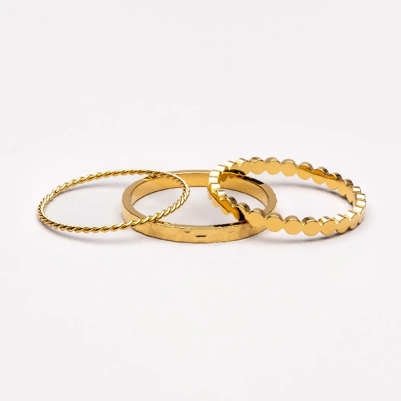 Women’s wedding rings-Daily Rings Set