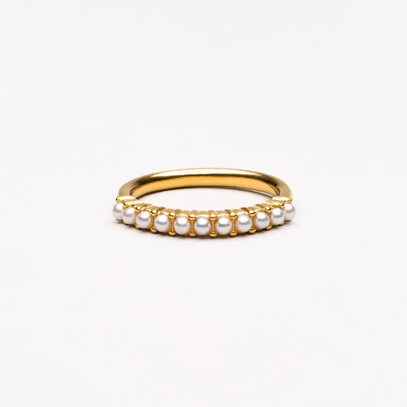 Women’s vintage rings-Everyday Pearls Ring