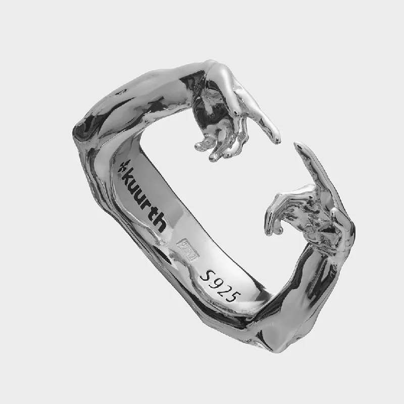 Women’s custom rings-The creation of Adam - Ring V2