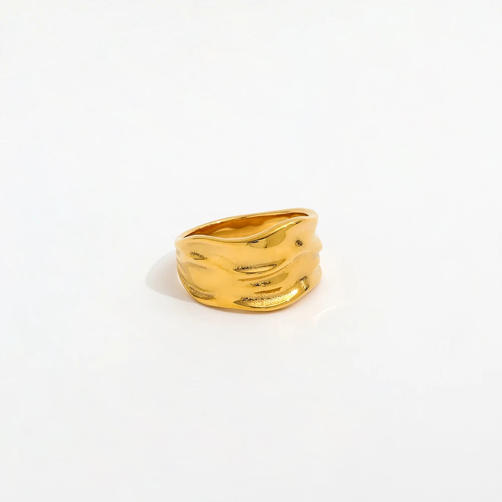 Women’s engraved rings-Sandbank Ring