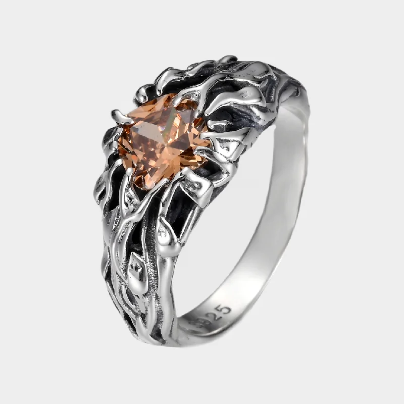 Women’s mixed metal rings-Tree of Tales - Ring