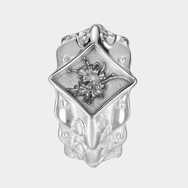 Women’s floral design rings-Sylva - Ring